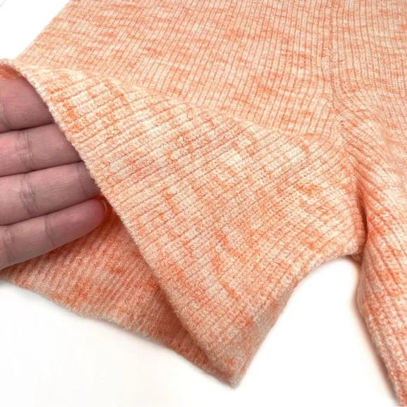 WAYF Ribbed Knit Drawstring Shorts Peach Size Medium - Picture 5 of 11